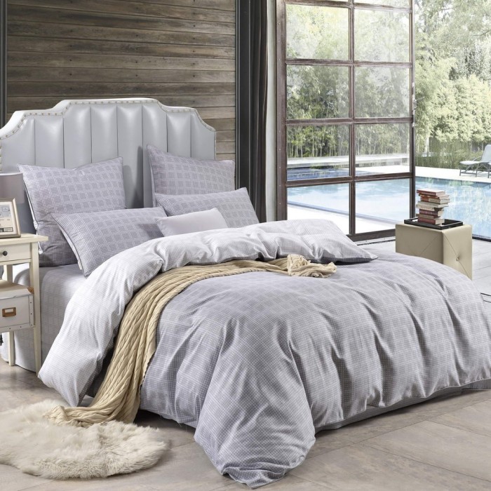 Грэм Комплект постельного белья сатин Евро 4н