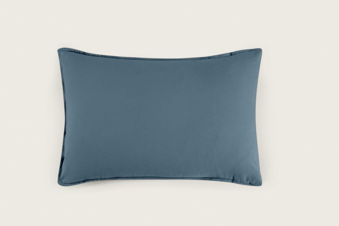 Постельное Белье Arya Natural Stone Washed из сатина 200x220 Синий