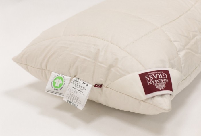 Подушка ORGANIC HEMP GRASS регулируемая 50х68