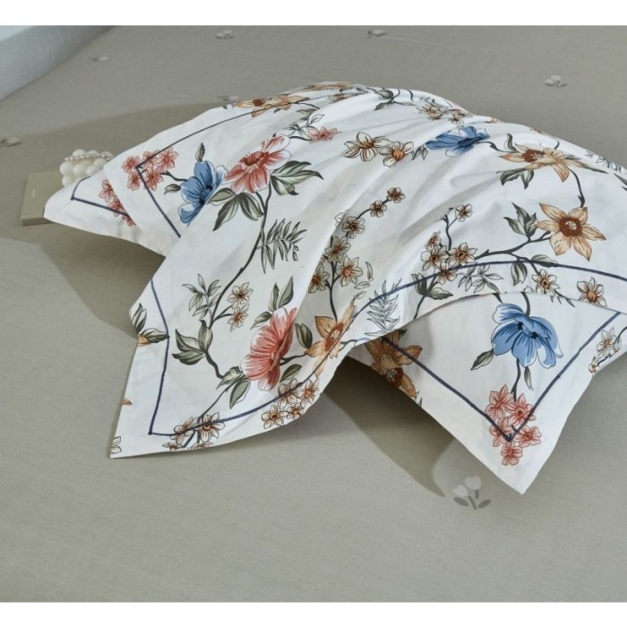 Комплект постельного белья Asabella 1,5-спальный, печатный сатин 2166-4S