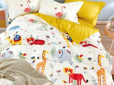 Постельное белье Asabella 1558-4S полуторное печатный сатин