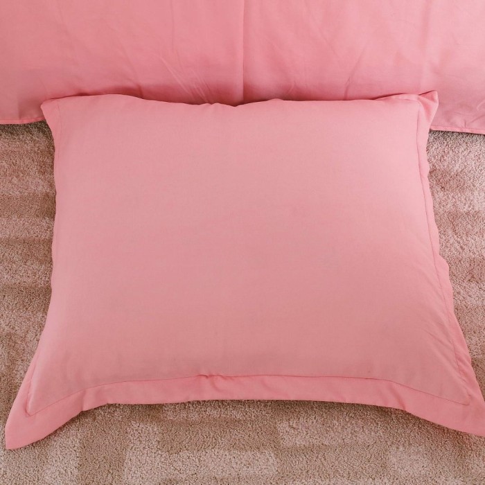 Элман (розовый) Комплект постельного белья жатка Евро 4н
