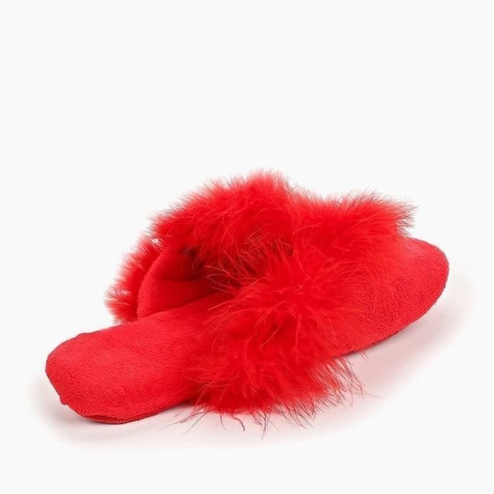 Тапочки №1 (бордо) S Женские