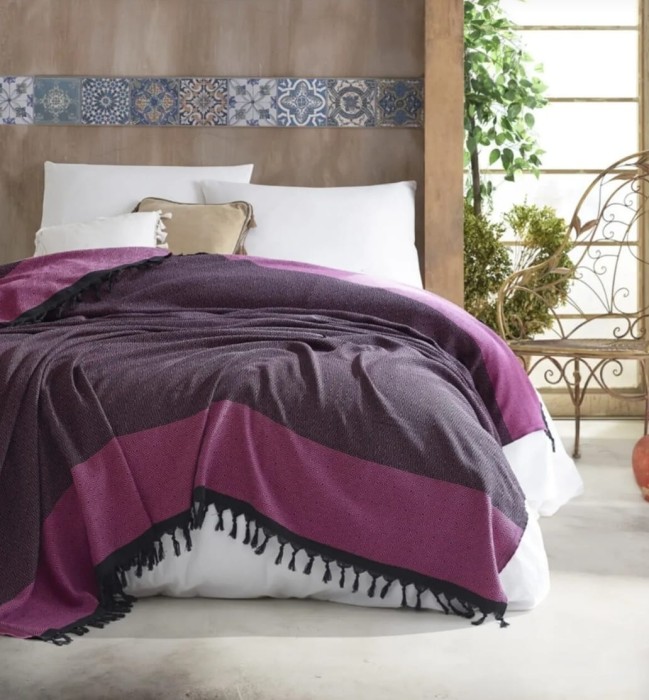 Плед LAKE цвет малиновый (розовый) 200x260