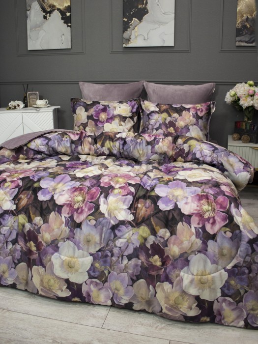 Комплекты для сна Монро (пыльная роза бургунди) ABC Egypt Cotton Евро