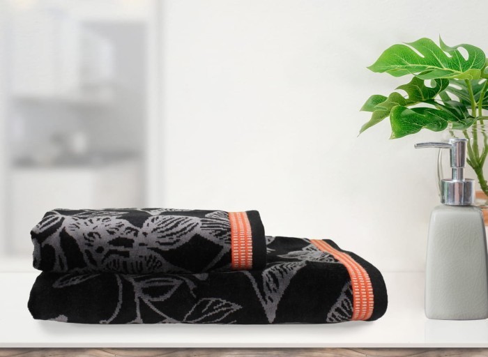 Полотенце велюровое Arya Dinis 50x90 Черный