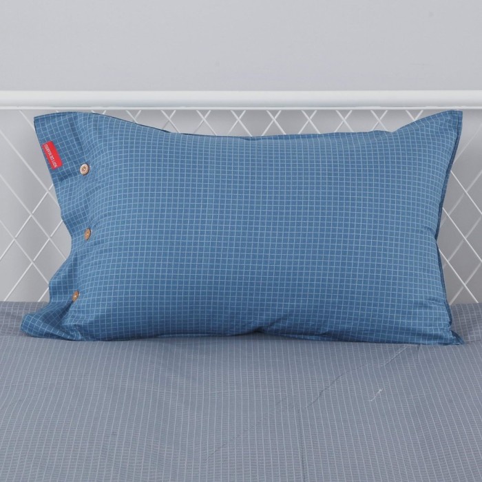 Николас №35 Комплект постельного белья сатин Евро 4н