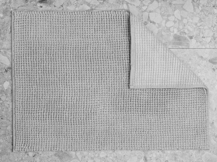 Коврик Arya из Синели Softy Серый
