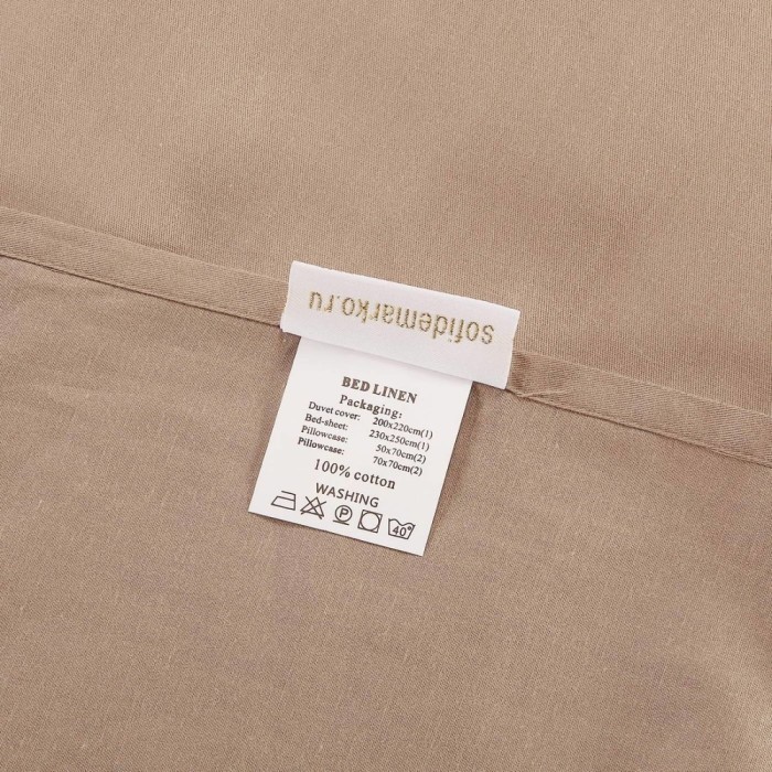 Леджер Комплект постельного белья сатин Евро 4н