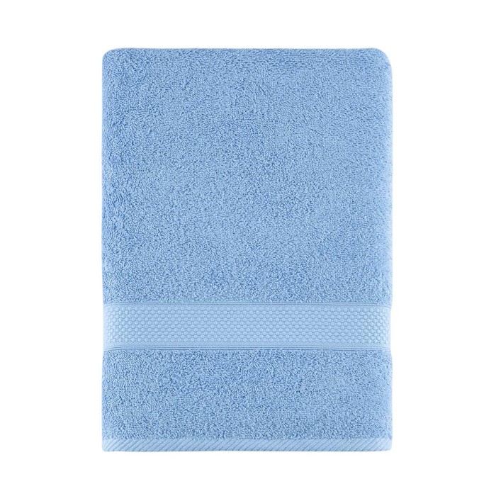 Полотенце Arya Однотонное 50X90 Miranda Soft Светло-Голубой