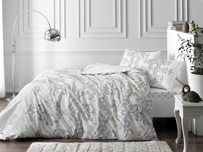 Постельное белье TAC RANFORCE LILES евро кофе