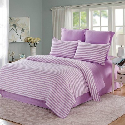 Тиана (лиловая) Комплект постельного белья жатка Евро 4н