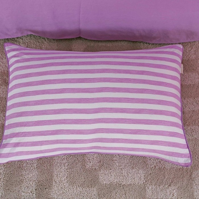 Тиана (лиловая) Комплект постельного белья жатка Евро 4н