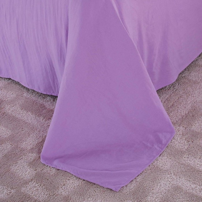 Тиана (лиловая) Комплект постельного белья жатка Евро 4н