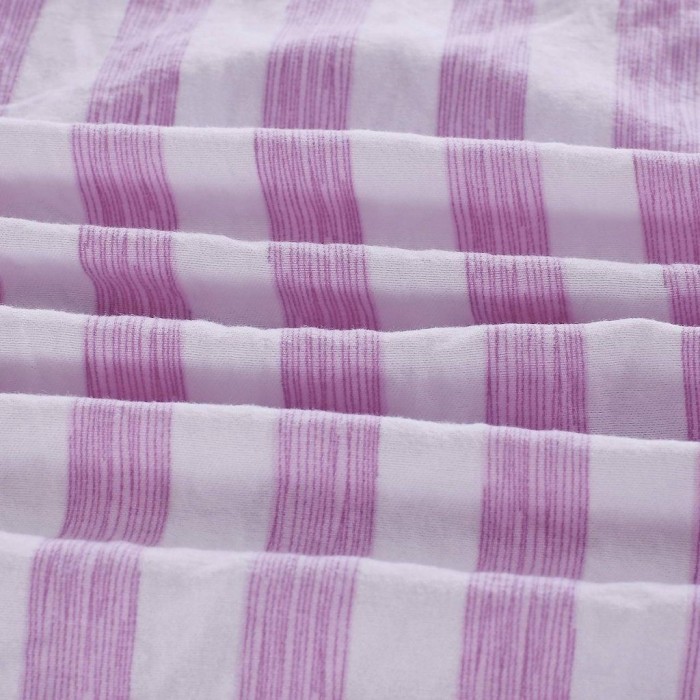 Тиана (лиловая) Комплект постельного белья жатка Евро 4н