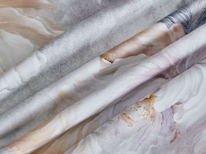 Комплект постельного белья Евро, фланель из египетского хлопка 2304-6