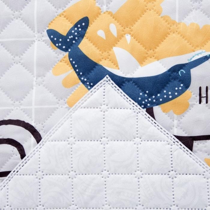 Покрывало "Этель" 1,5 сп Алфавит, 145*210 см, микрофибра