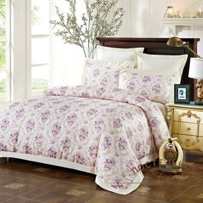 Божена (беж) Комплект постельного белья Евро 4н