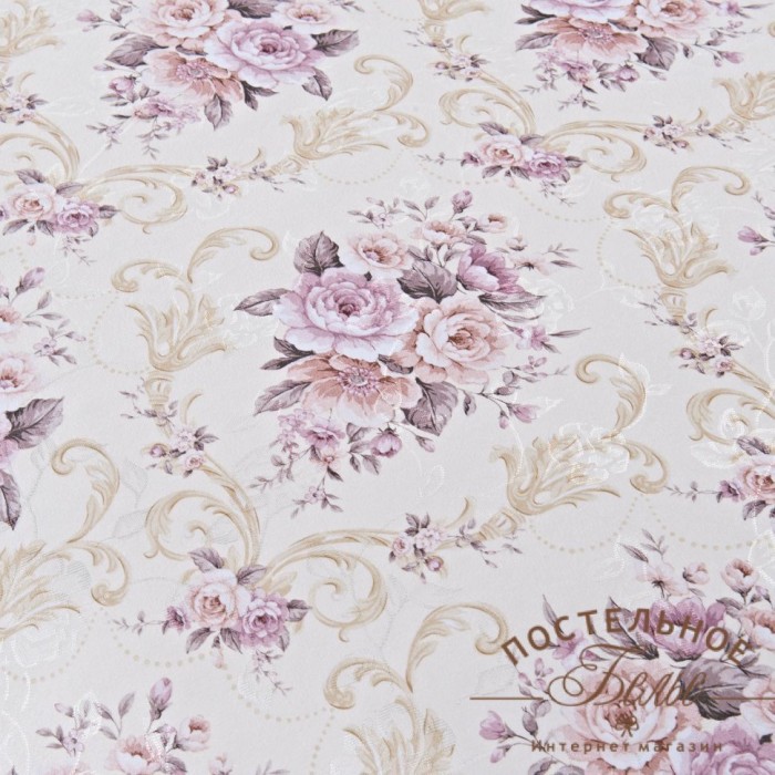 Божена (беж) Комплект постельного белья Евро 4н