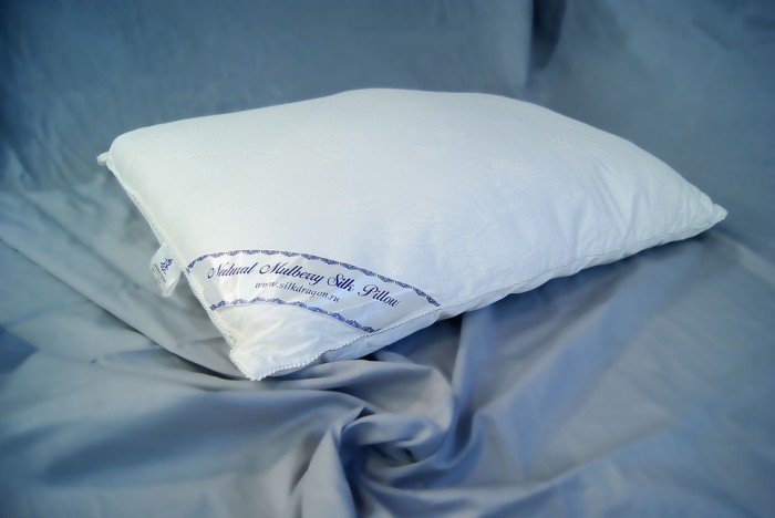 Шелковая подушка Silk Dragon 50x70 высокая "плюс" Premium