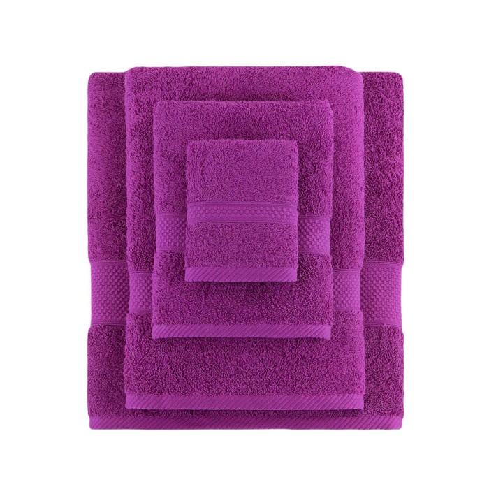 Полотенце Arya Однотонное 70X140 Miranda Soft Фуксия