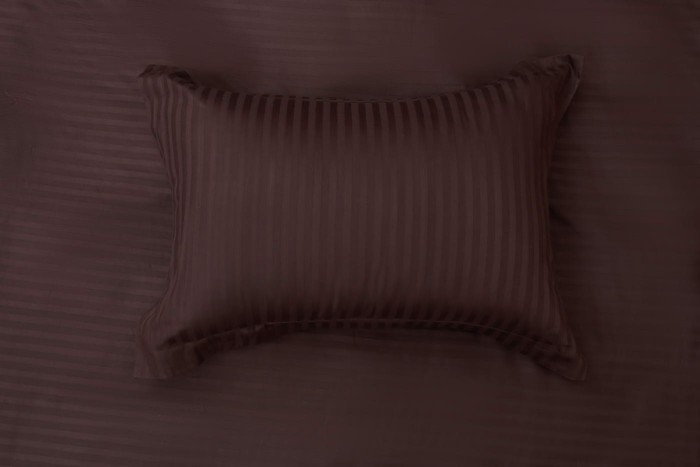 Моне (шоколад) страйп сатин Евро 4н