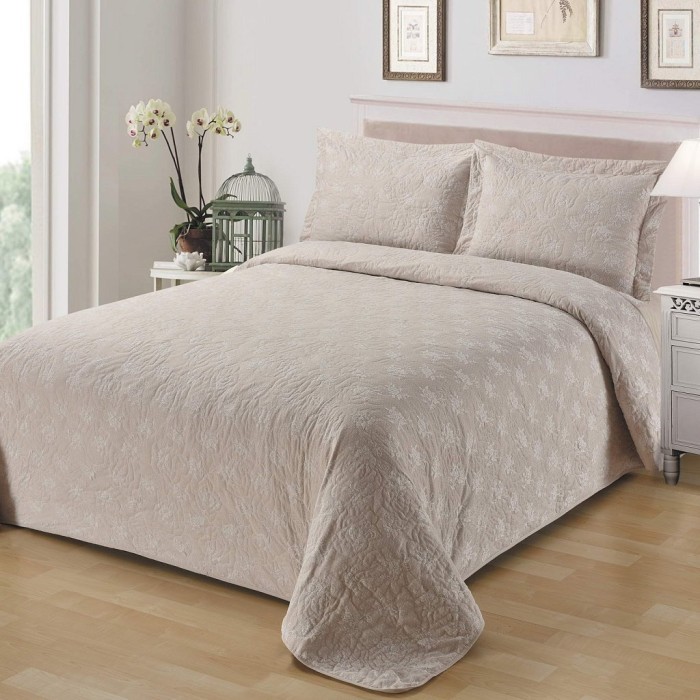 Меликана (беж) Покрывало 240х260