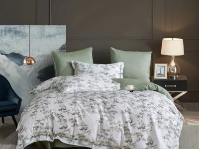 Постельное белье Asabella 1,5-спальный египетский хлопок Premium 2233-4S