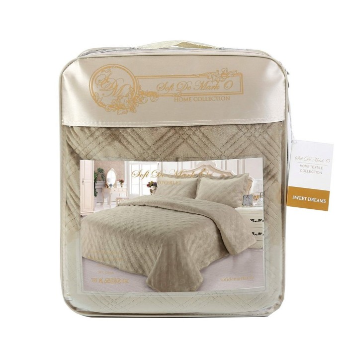 Эвридика (беж) Покрывало 230х250