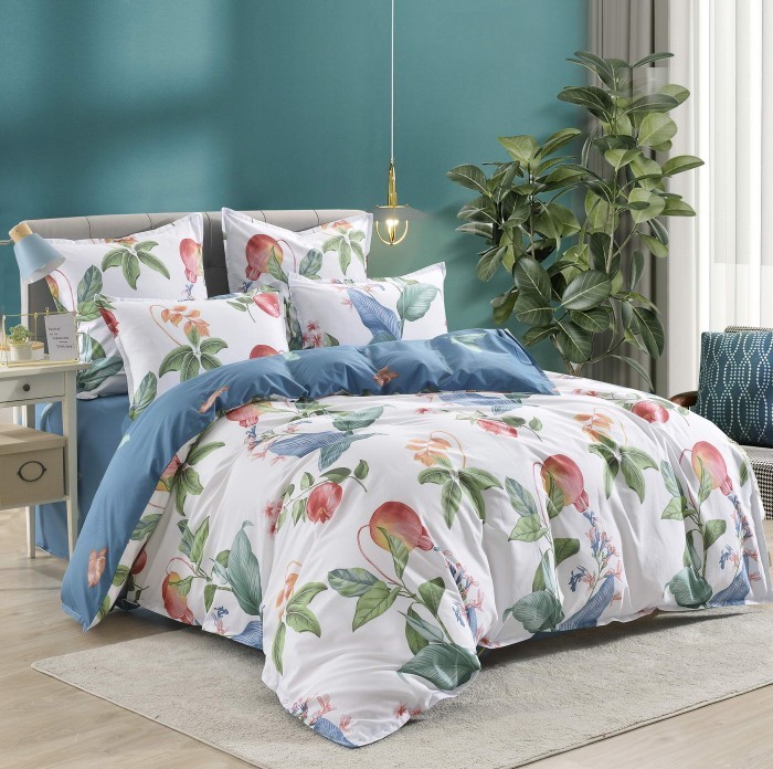 Филия (синий) Комплект постельного белья сатин 1.6