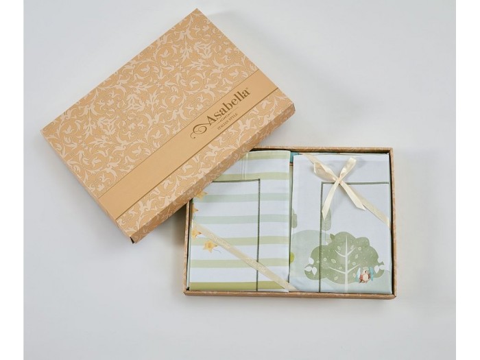 Комплект постельного белья 1,5-спальный, египетский хлопок Premium 2310-4S 