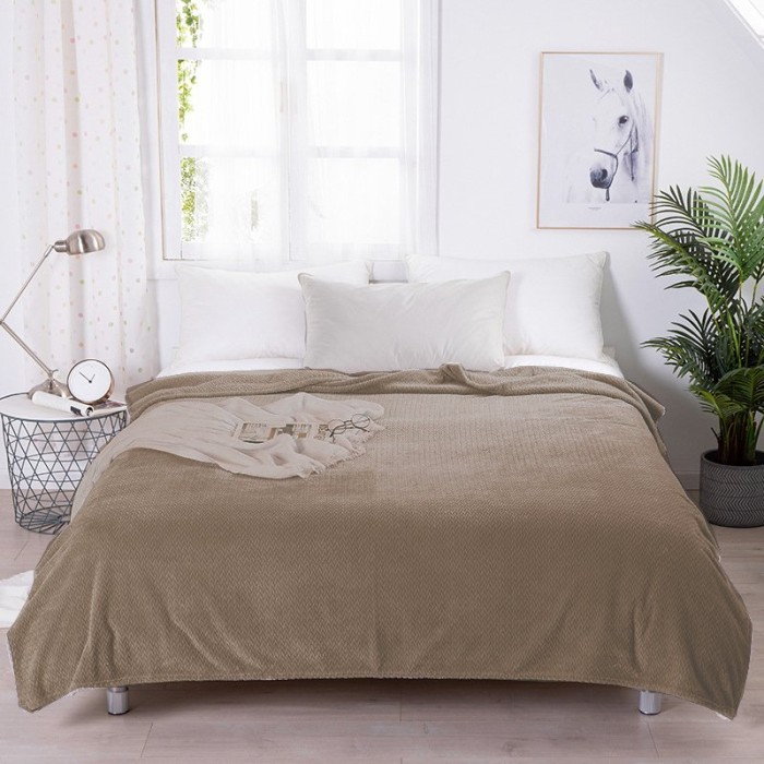 Плед фланелевый Spiga однотонный SP1520-17