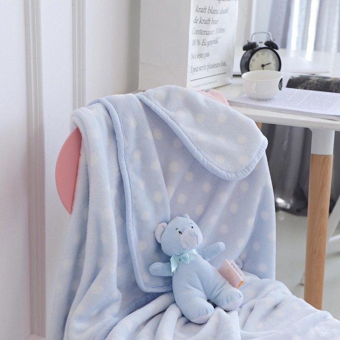 Тедди (голубой) Покрывало Детское 100х150