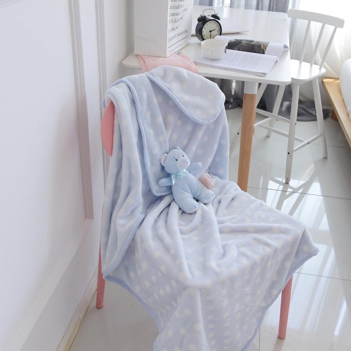 Тедди (голубой) Покрывало Детское 100х150