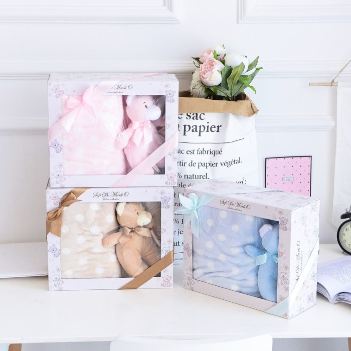 Тедди (голубой) Покрывало Детское 100х150