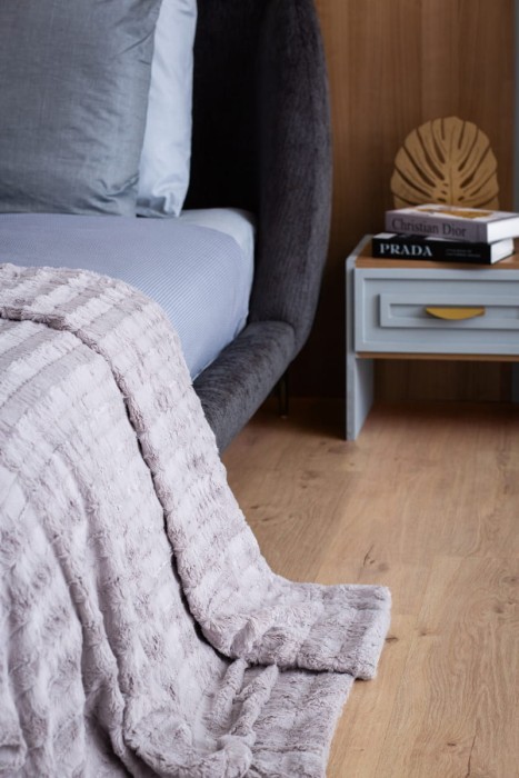 Плед Arya из Искусственного Меха Lopez Серый