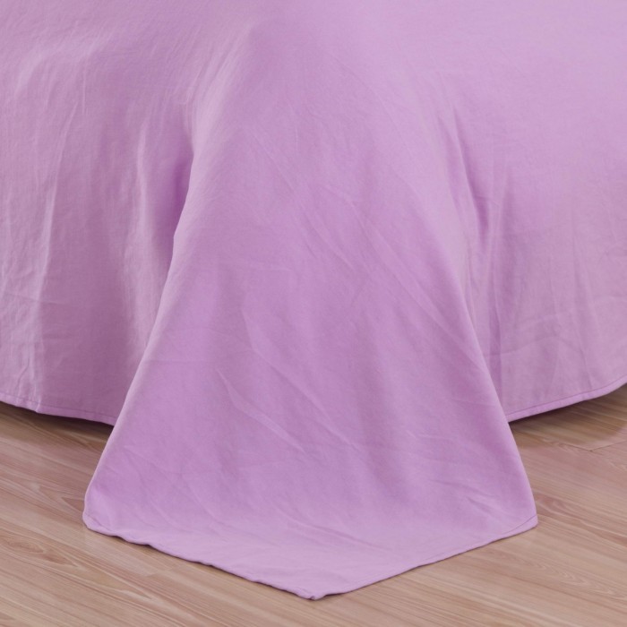 Тиана (фиолет) Комплект постельного белья жатка Евро 4н