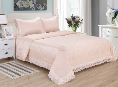 Тиара (беж) Евро Комплект с кружевом