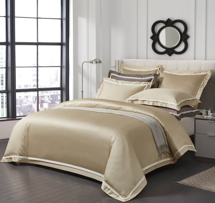 пододеяльник Sharmes "Amour" 200*220 (белое золото)