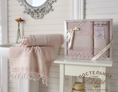 DAMASK KOZALI (св.роз) 50x90-70х140 Комп. полотенец