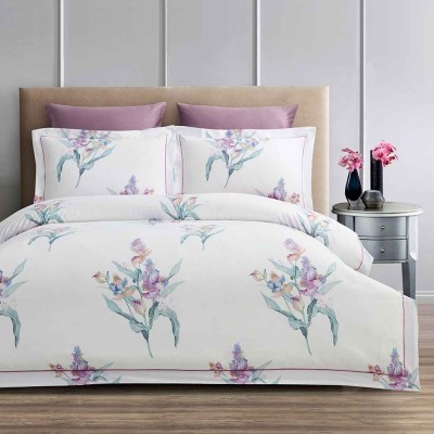 Постельное Белье Arya Exclusive евро 200X220 Calantha  Белый, Сиреневый