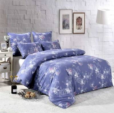 Клименция (синяя) Комплект постельного белья сатин 1.6