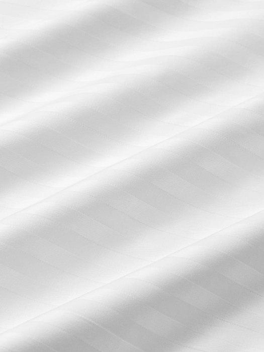 Постельное белье Arya Vip из Страйп Сатина Семейный. 160x220 Белый