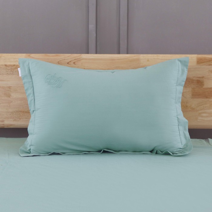 Джонатан (голубой) Комплект постельного белья сатин Евро 4н