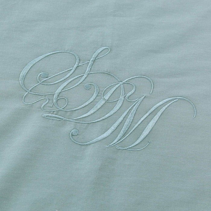 Джонатан (голубой) Комплект постельного белья сатин Евро 4н