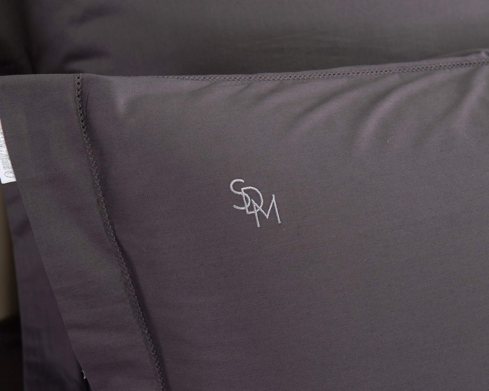 Флоренция (антрацит) Комплект постельного белья Евро 4н