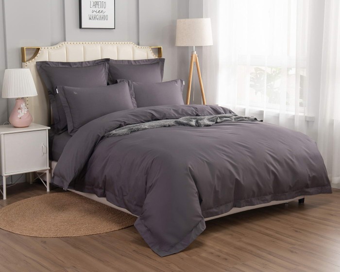 Флоренция (антрацит) Комплект постельного белья Евро 4н