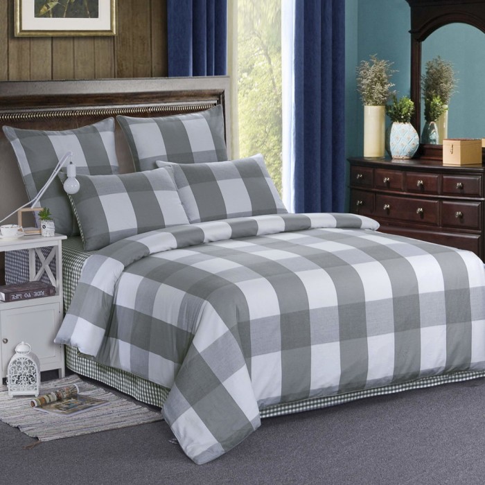 Джерри (серый) Комплект постельного белья сатин Евро 4н