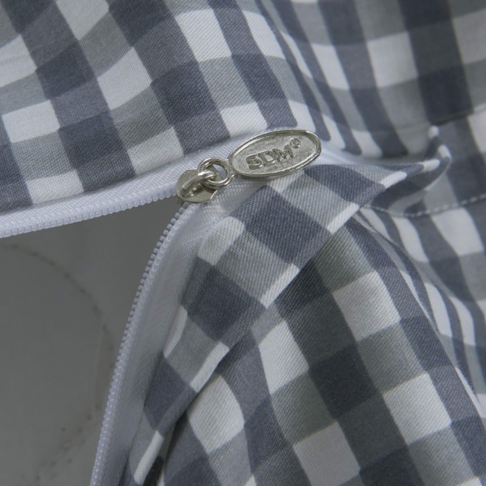 Джерри (серый) Комплект постельного белья сатин Евро 4н