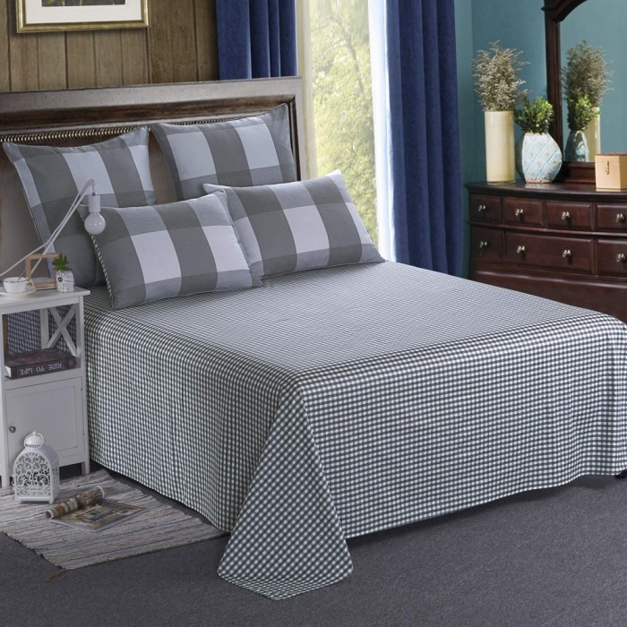 Джерри (серый) Комплект постельного белья сатин Евро 4н